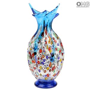 オリジナルムラノグラスの花瓶コレクション-ヴェネツィアで吹き飛ばされた