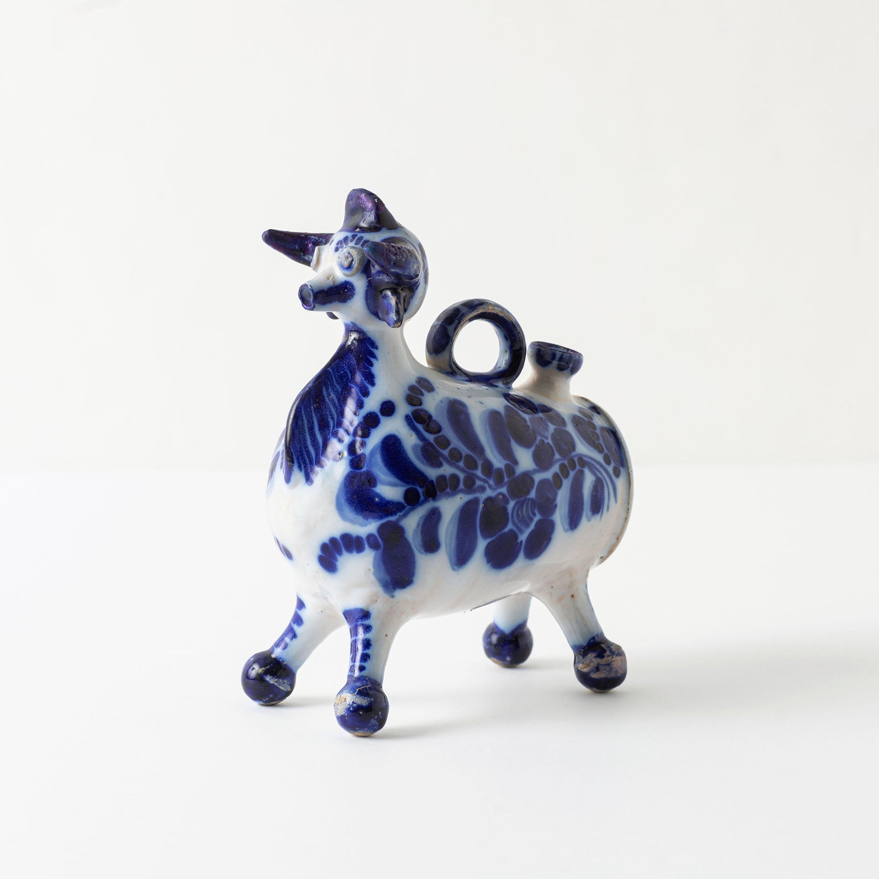 ARTESANIA SAN JOSE 陶器オブジェ（牛の水差し）｜オブジェ