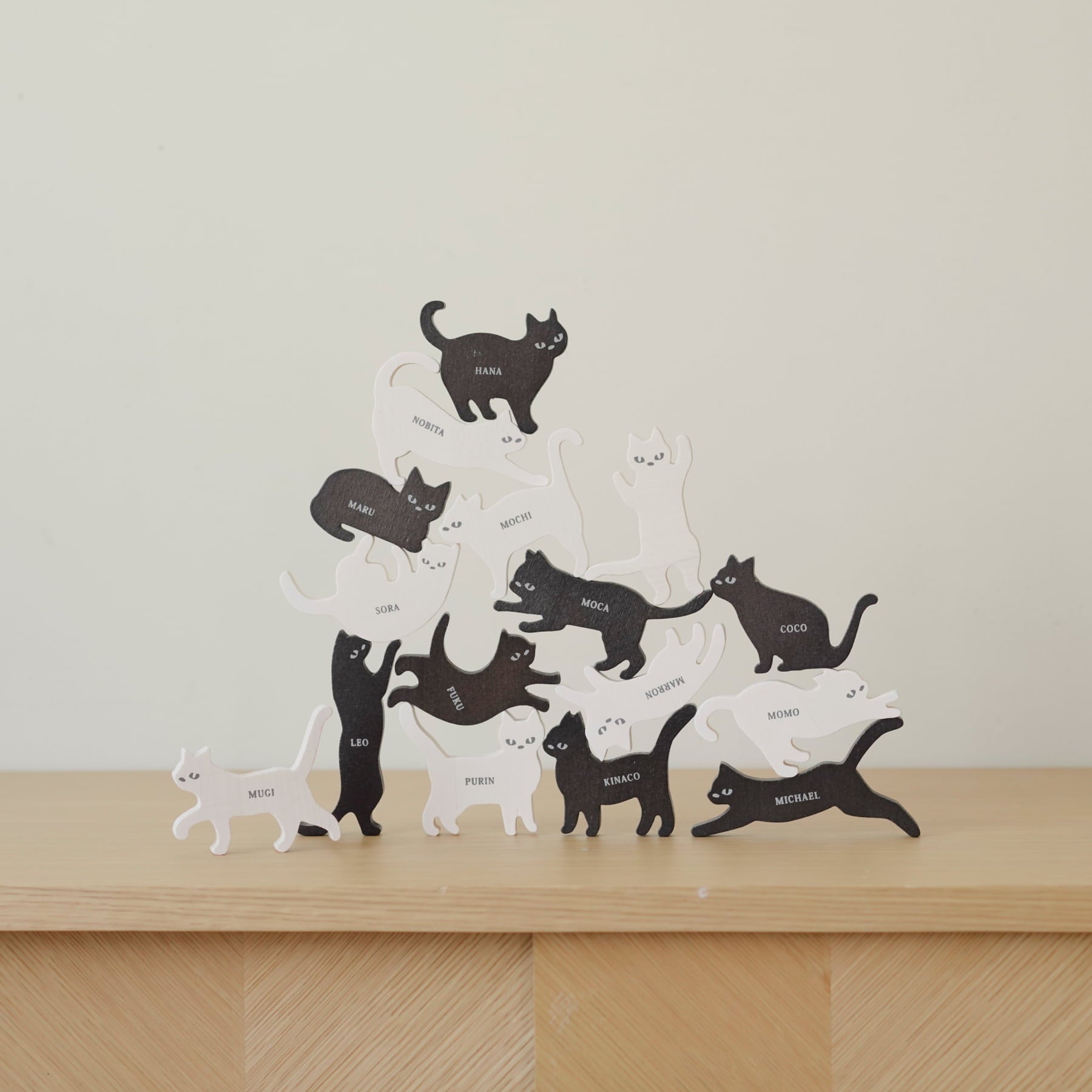 ココロの積み木／CAT｜オブジェ・ぬいぐるみ｜オルネ ド フォイユ公式