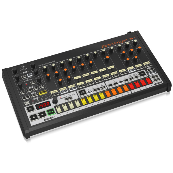 BEHRINGERのリズムマシン、RHYTHM DESIGNER RD-8のご紹介です。