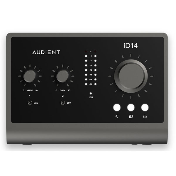 AUDIENTのオーディオインターフェイスiD14 mkIIをご紹介いたします！
