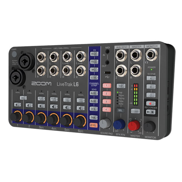 ZOOM/ミキサー/LiveTrak L6 -DJ機材アナログレコード専門店OTAIRECORD