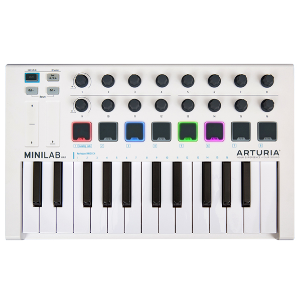 ArturiaのコンパクトMIDIコントローラーMINILAB MK2をご紹介いたします！