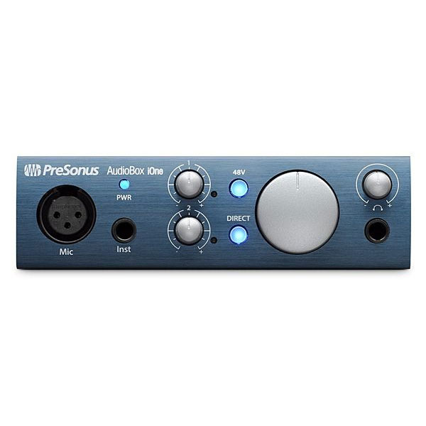 PreSonusのコンパクト使いやすいオーディオインターフェイスAudioBox