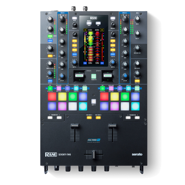 タッチパネル搭載バトルレディー・スクラッチ・ミキサー、RANE SEVENTY-TWO
