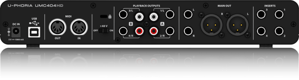 BEHRINGER(ベリンガー)/オーディオインターフェイス/UMC404HD U-PHORIA