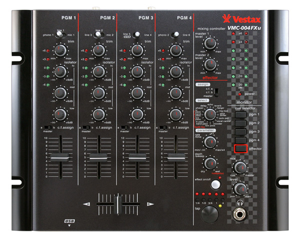 今だけ！約￥20,000以上値下げ中！！】Vestax/DJミキサー/VMC-004FXu