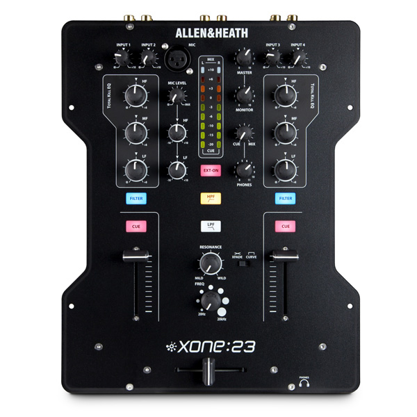 Allen&HeathのDJミキサーXONE:23の紹介ページです。