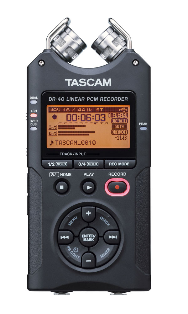 TASCAM/ポータブルレコーダー/DR-40 VERSION2 -DJ機材アナログレコード