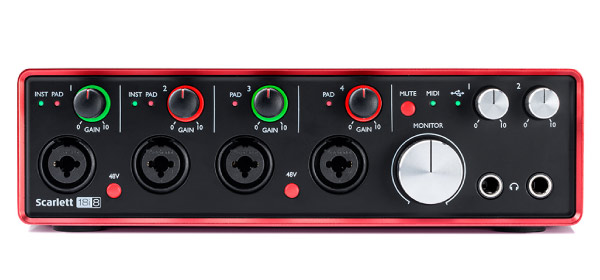 Focusrite/オーディオインターフェイス/Scarlett 18i8 G2☆Ableton