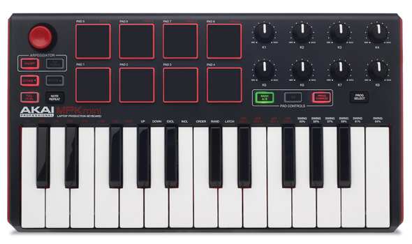 AKAIのMIDIコントローラーMPK mini MK2☆AIR Hybrid 3、Sonivox Wobble