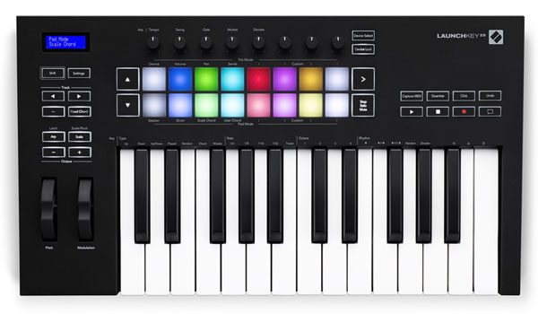 novationの新たなMIDIキーボードLAUNCHKEY25 MK3をご紹介いたします！