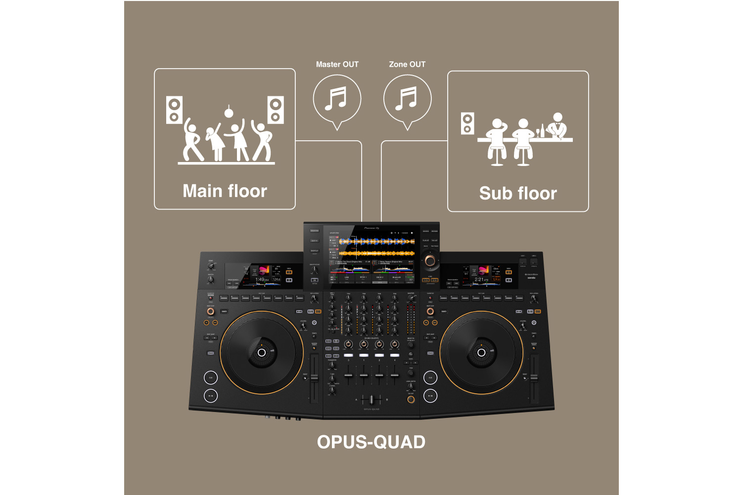 OPUS-QUAD |Pioneer DJのかつてないラグジュアリーな一体型DJシステム