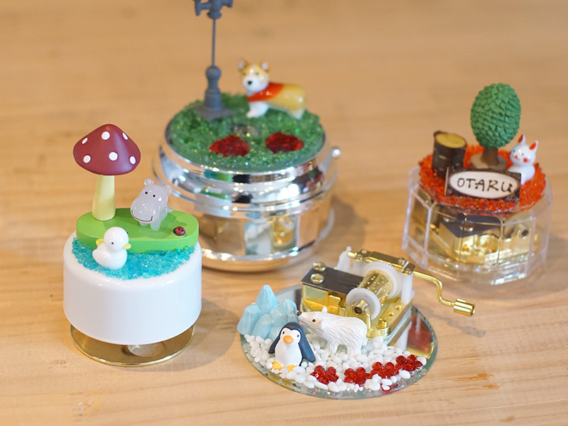 制作体験｜オルゴールトッピングキット ｜ オルゴール専門店