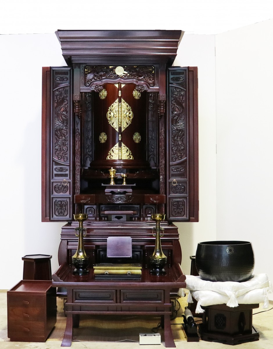 創価学会 厨子型 中古仏壇 KB009 紫檀 | 桜梅桃李.com