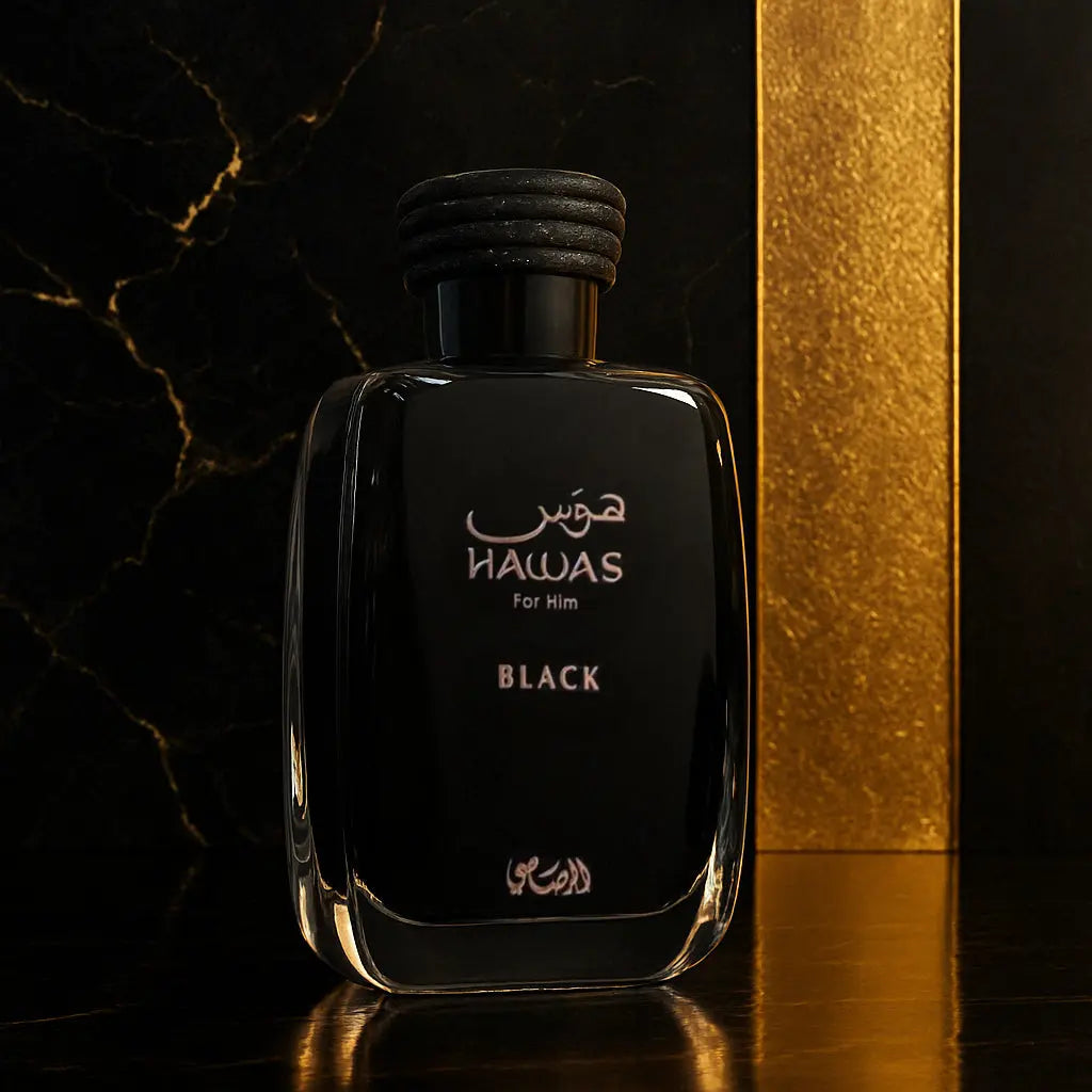 Rasasi Hawas For Him Black EDP 100ml/3.4 fl oz – Oud N Aroma