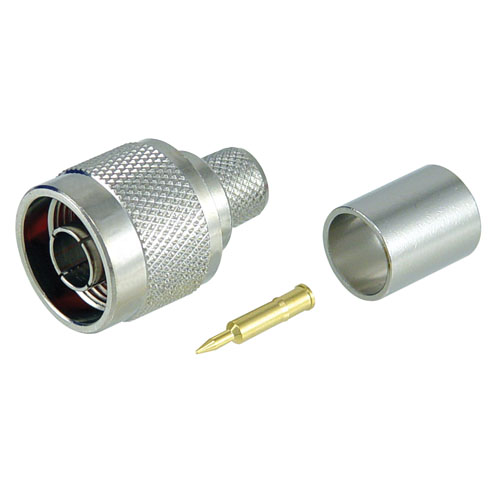 Type N Male Crimp for RG8, 400-Series Cable - ANM-1406