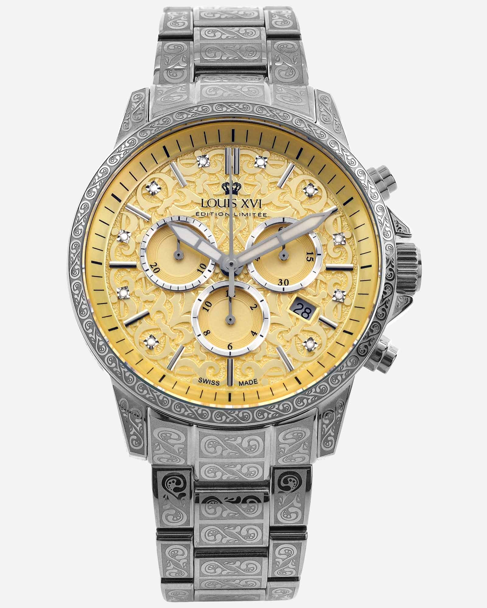 Elegant Silver Minty Green Watch - Palais Royale Collection