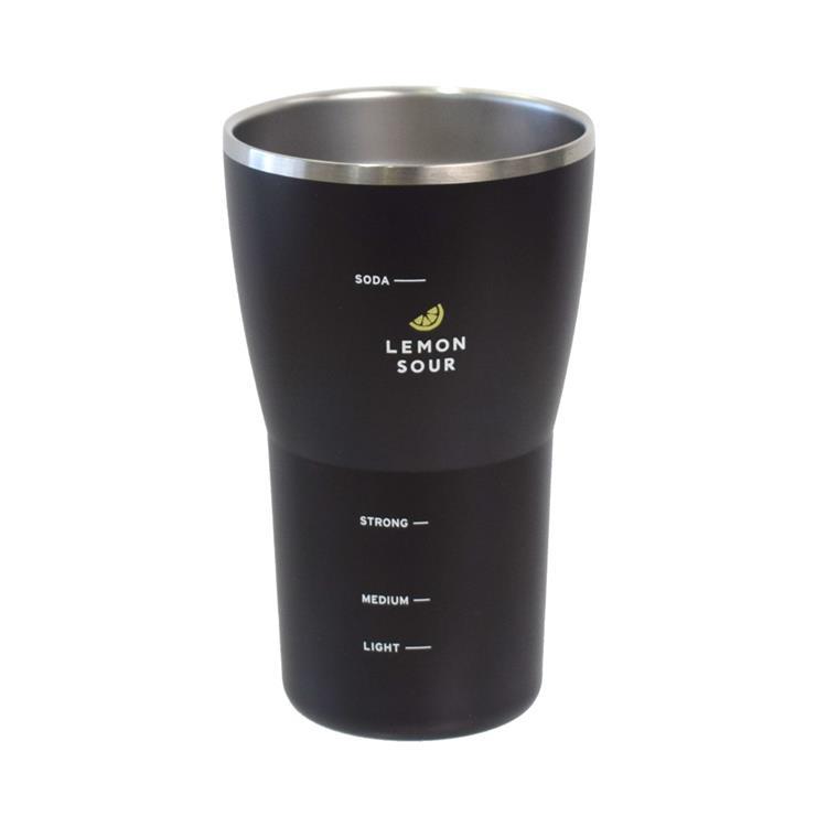 レモンサワー&ハイボールタンブラー 520ml ブラック(ブラック): ホーム