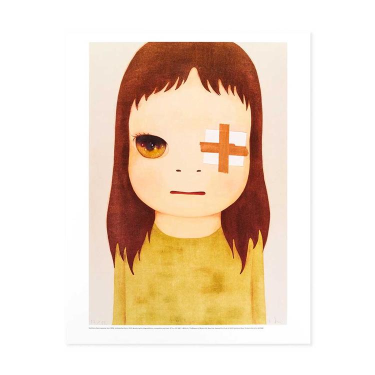奈良美智：Untitled （Eye Patch） ポスター(Untitled （Eye Patch