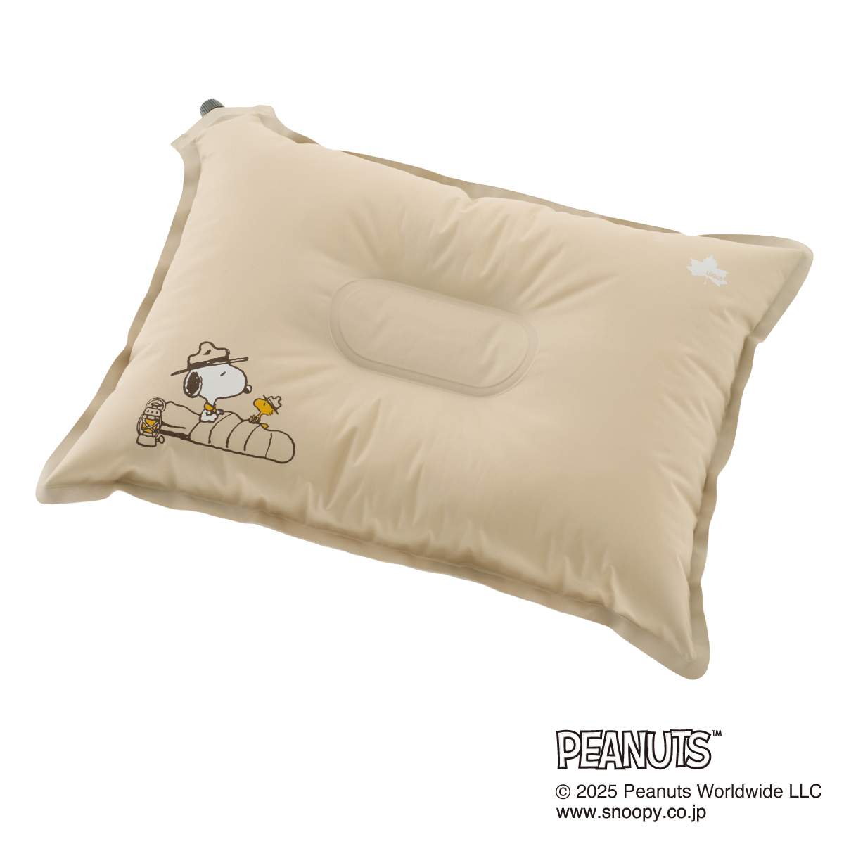 SNOOPY セルフインフレート まくら-BF|ギア|寝具|枕|製品情報|ロゴス