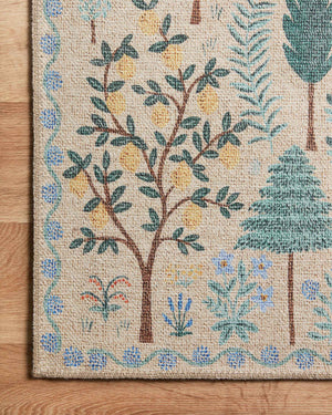 MEN-02 Menagerie Forest CREAM | Loloi Rugs