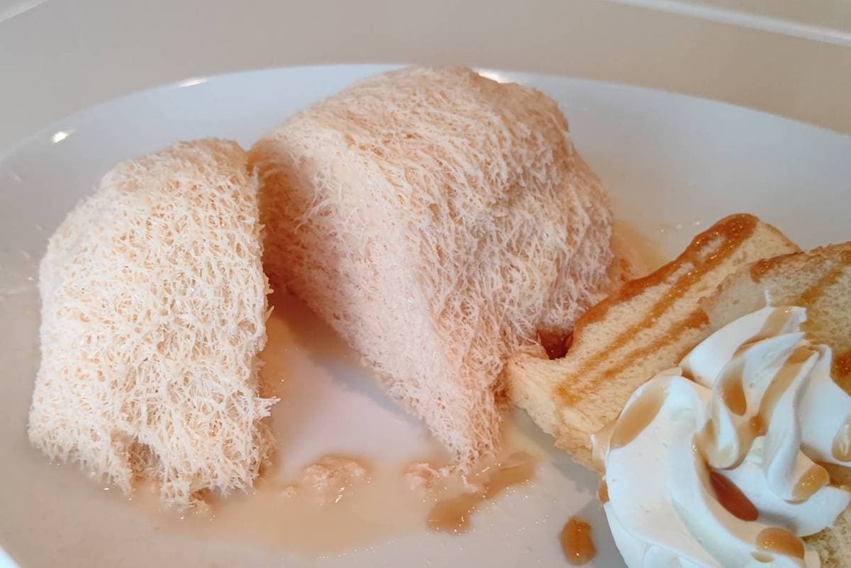 米子市『Cafe L'ecrin』の糸みたいな新食感かき氷「糸ピンス」が人気
