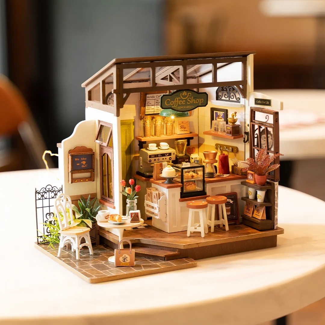 Rolife】 No.17 喫茶店 カフェ cafe DIY ミニチュア ドールハウス