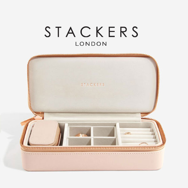 STACKERS】トラベル ジュエリーボックス L ブラッシュ ピンク Blush