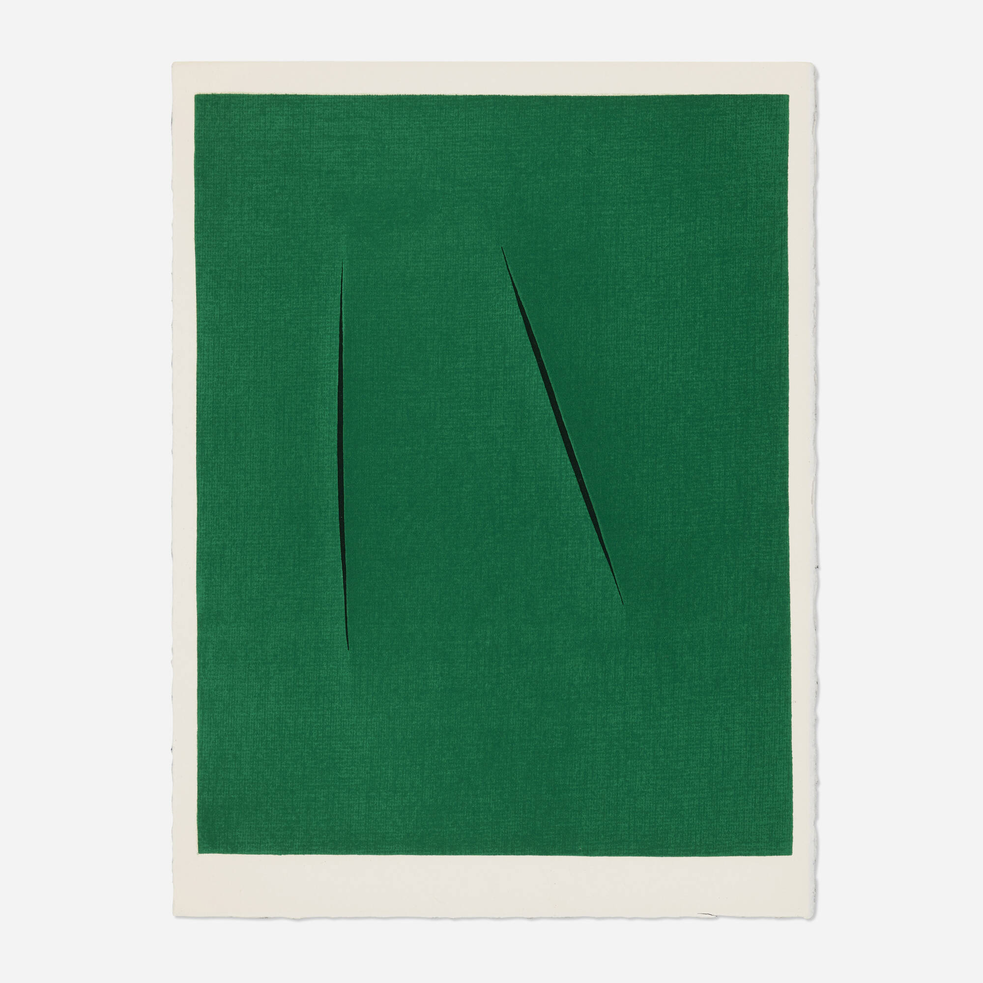 147: LUCIO FONTANA, Concetto Spaziale (from XXe Siècle) < Prints +
