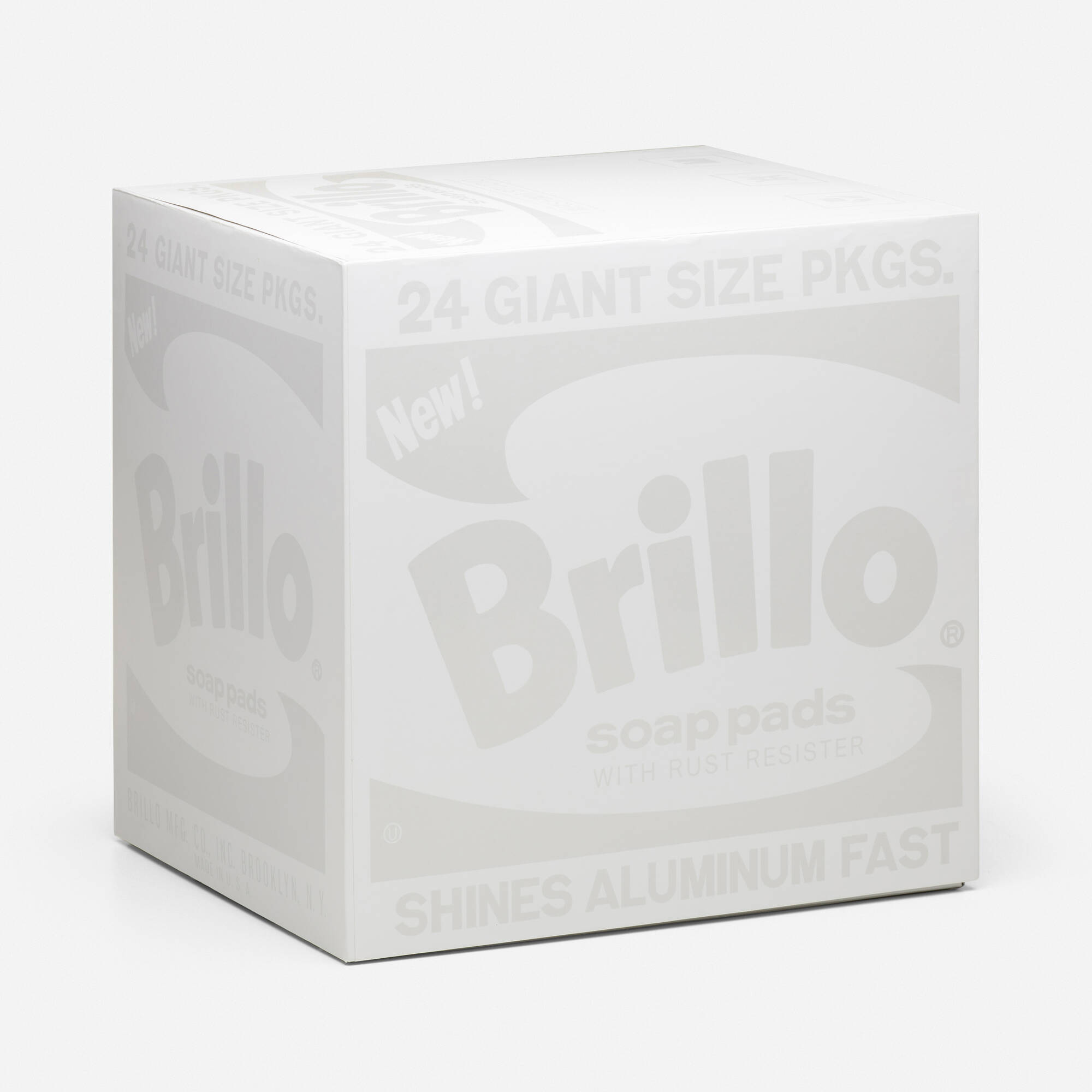 167: DANIEL ARSHAM X THE ANDY WARHOL MUSEUM, Eroded Brillo Box