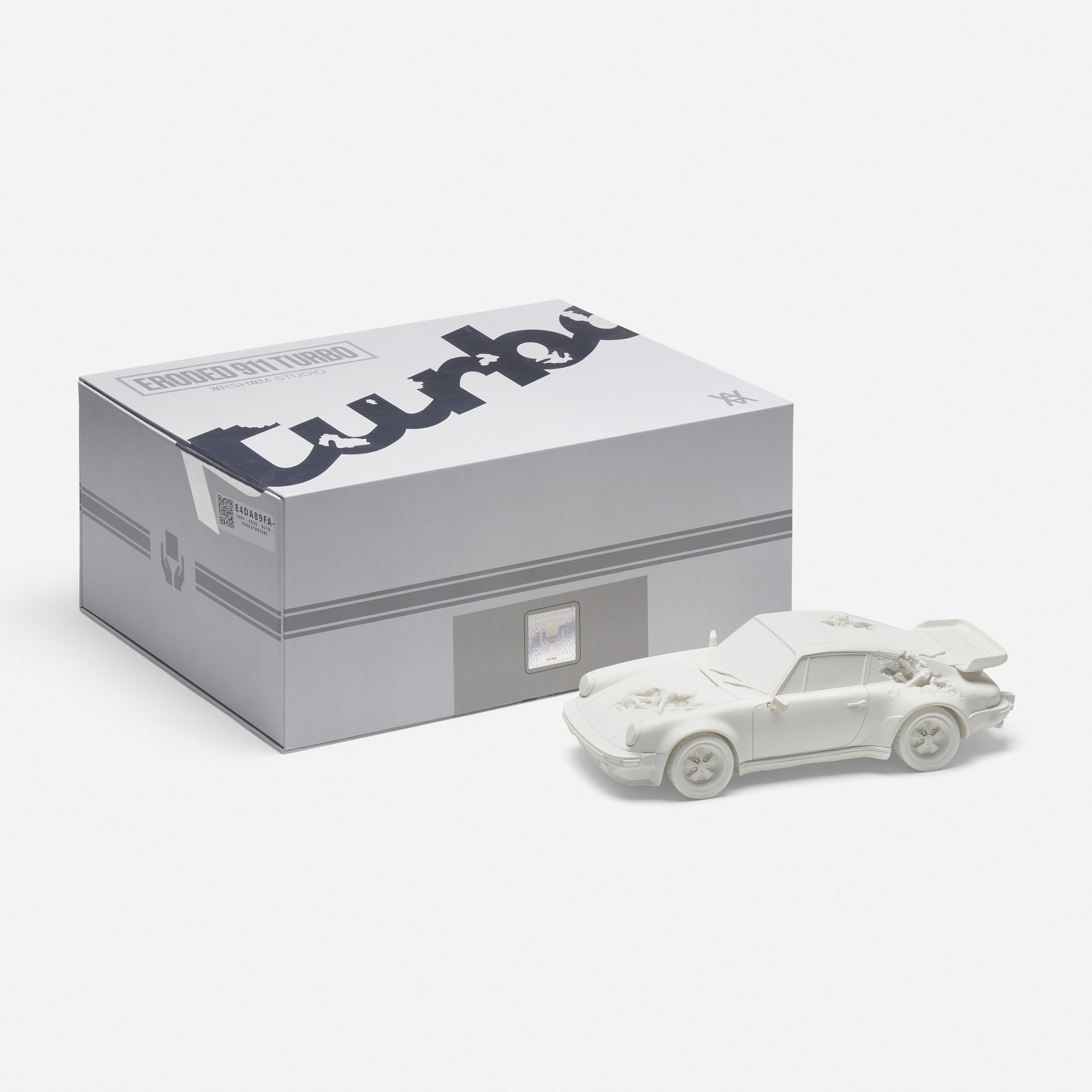 363: DANIEL ARSHAM, Eroded Porsche 911 Turbo (White) < Prints