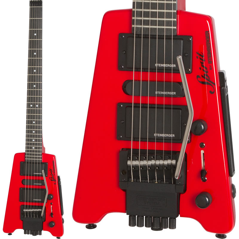 Steinberger Spirit GT PRO Deluxe Hot Rod RED GTPROHRBT — L.A. Music