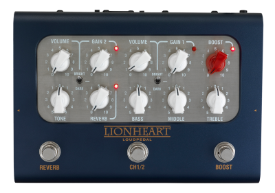 LIONHEART BCCLOUDPEDAL-LTQ A 60-watt twin channel amp with foot