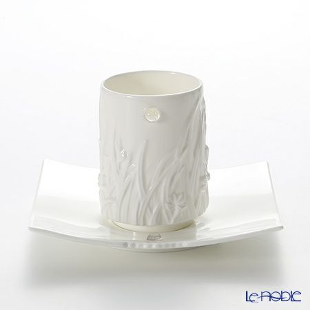LIULI LIVING レジャー四季 ポット&カップセット 四季の花彫り LIULI