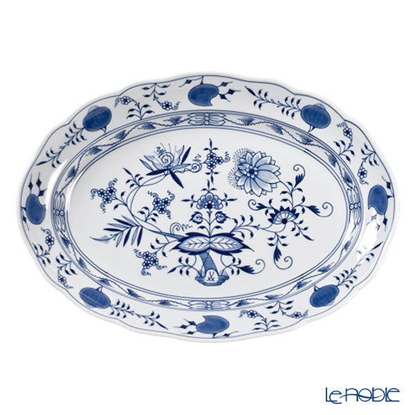 マイセン（Meissen） ブルーオニオン 800101／00308 オーバルプラター