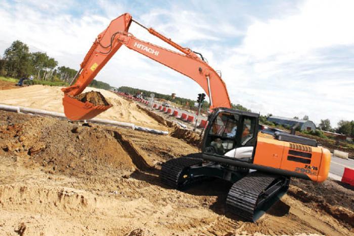 Hitachi ZX 290 LCN-5 excavator specs & dimensions (2012 - 2015