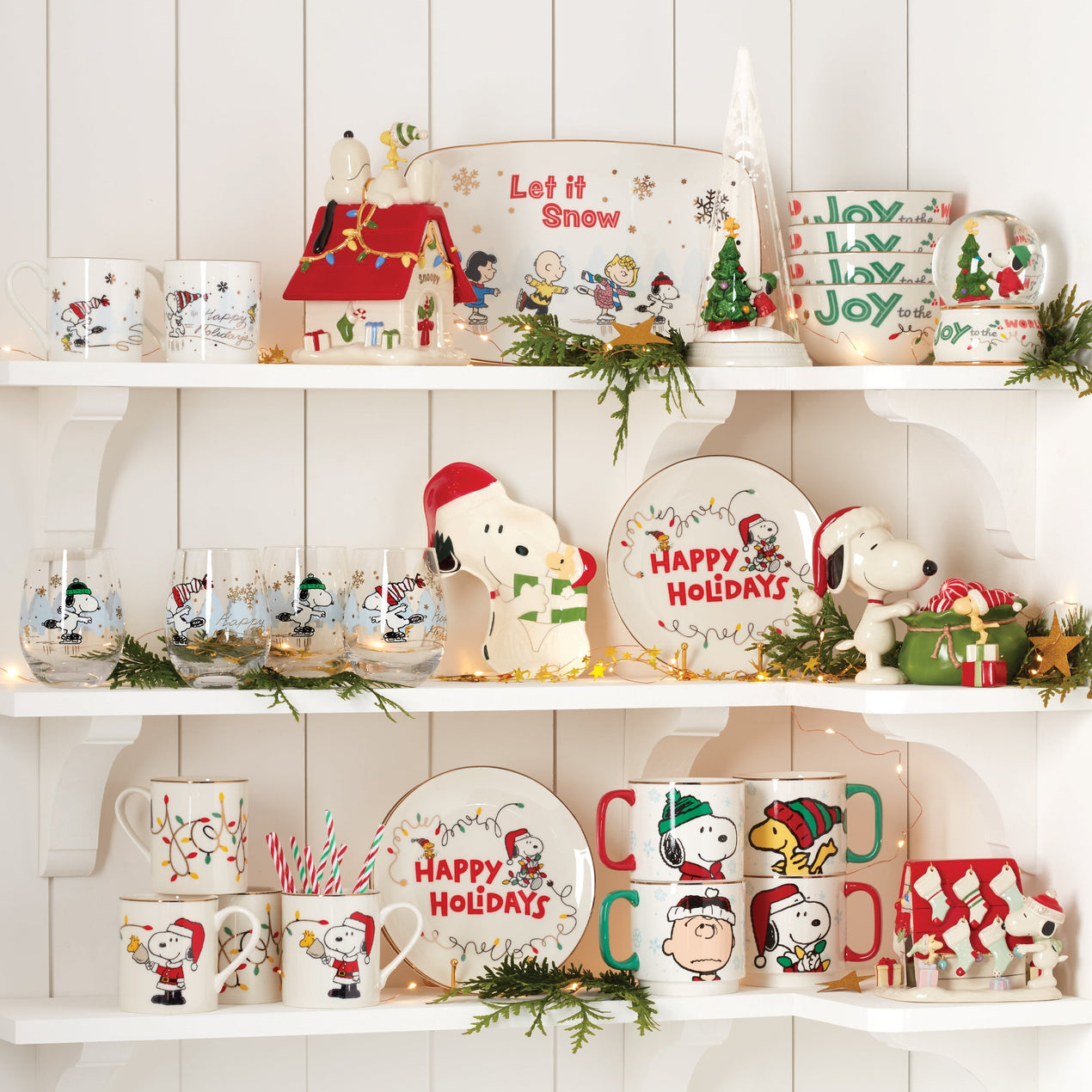 Snoopy Skating Christmas Tumblers - Set Of 4 – Lenox Corporation