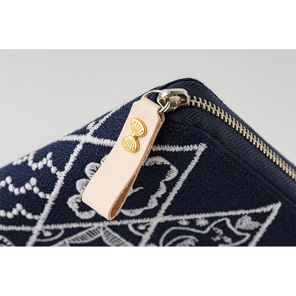 Hobonichi 2025 A6 Cover - mina perhonen: symphony (Navy) – Little