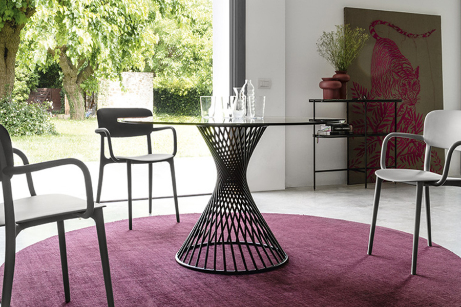 カリガリス ボルテックス 円形ダイニングテーブル ／ Calligaris