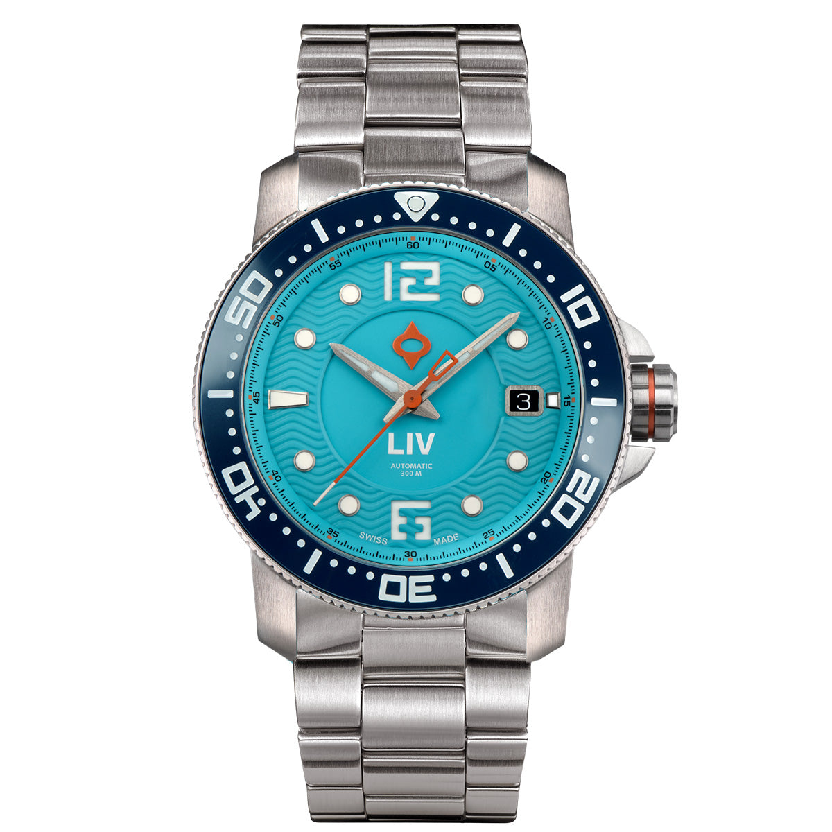 Shop GX-Diver's 41mm Ocean Blue Swiss Made Automatic 300M Divers