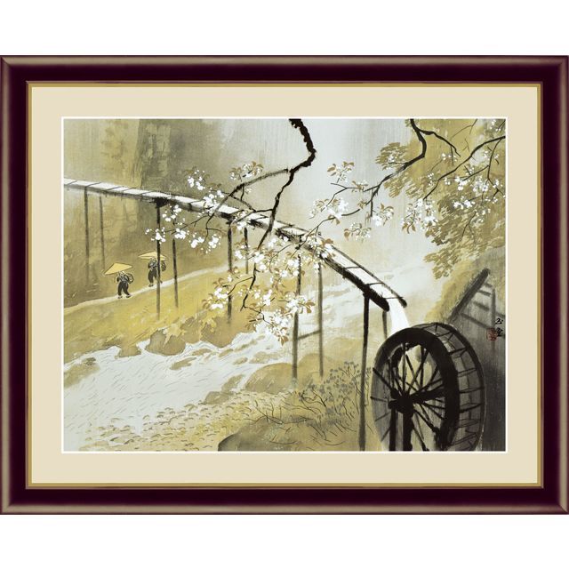 日本の明治から昭和にかけて活躍した日本画家。川合玉堂の絵画