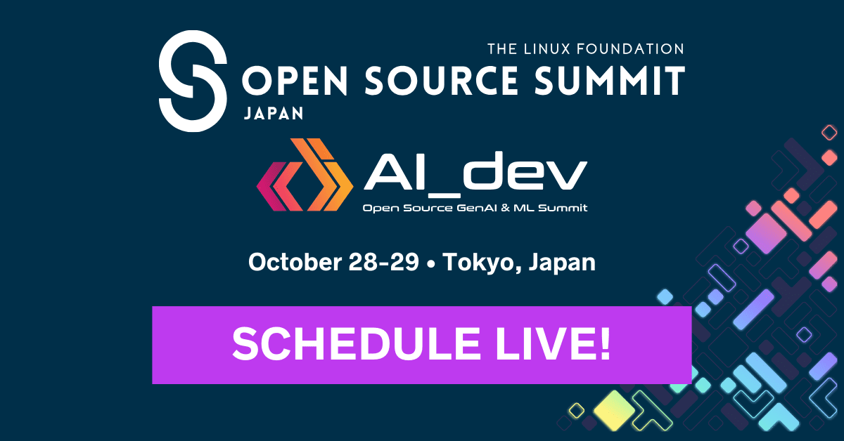 Open Source Summit Japan & AI_dev のスケジュールを公開 - The Linux
