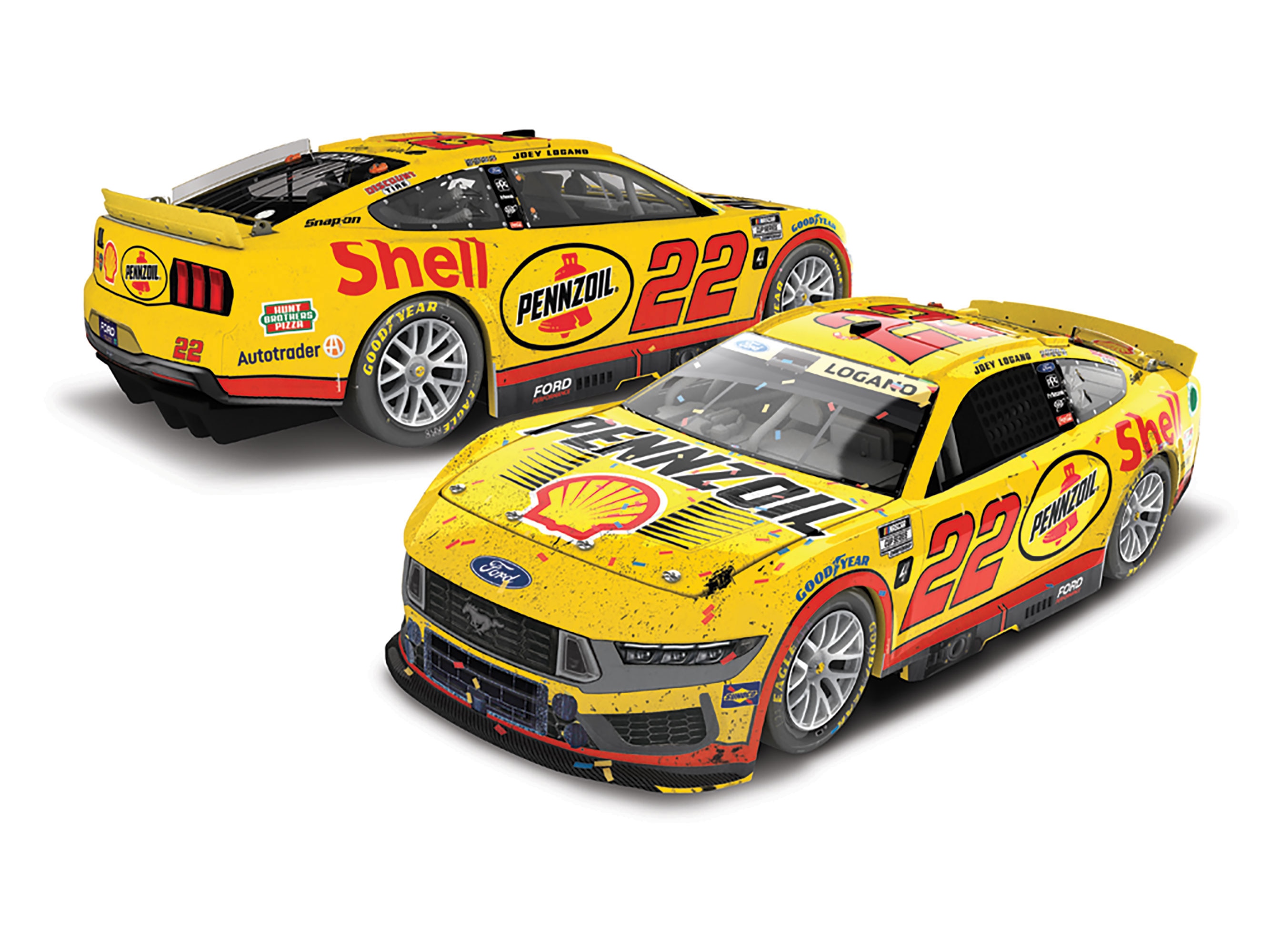 JOEY LOGANO 2024 SHELL/PENNZOIL PHOENIX RACED WIN 1:24 ARC DIECAST