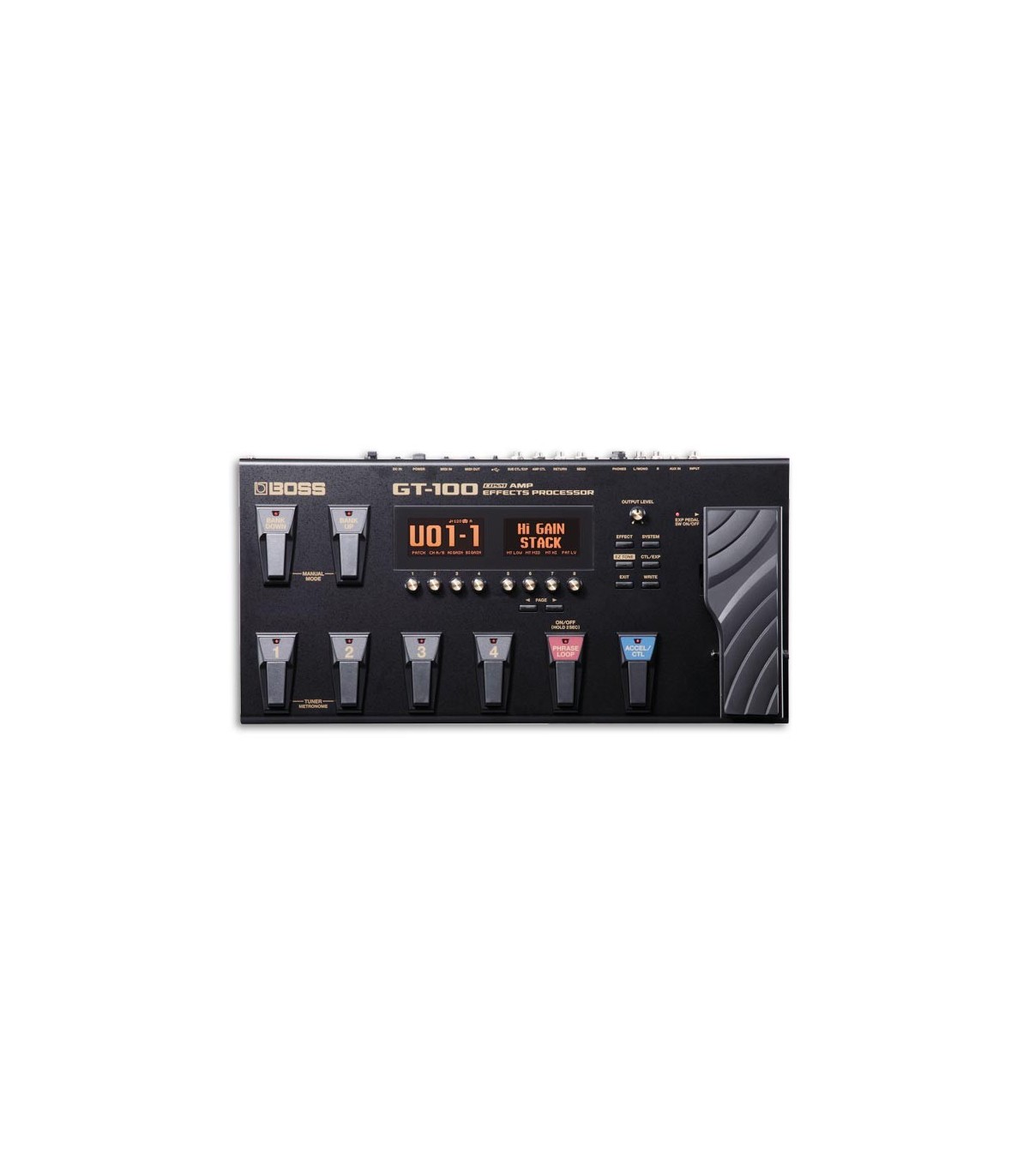 Boss GT-100 Effects Processor | Pedal board | Salão Musical de
