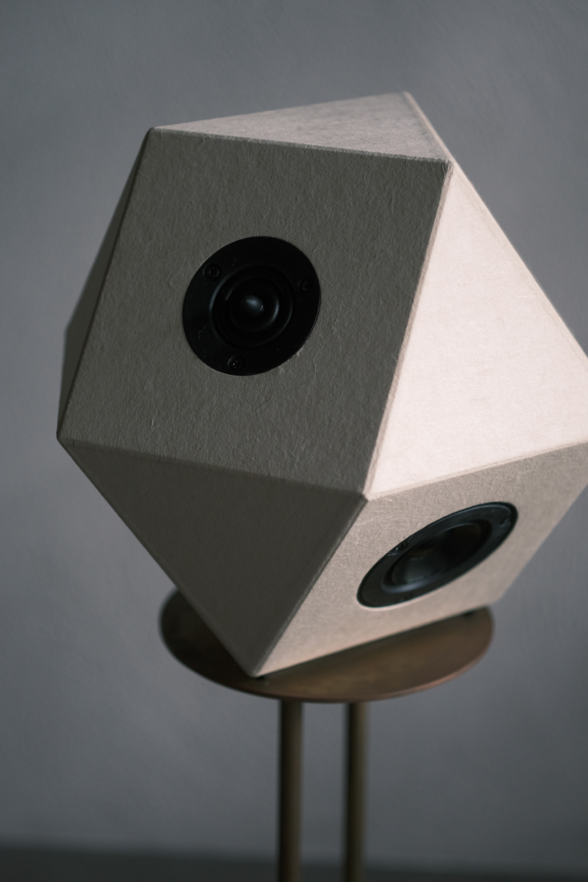 14面体スピーカー”sight” 和紙仕上げ | listude