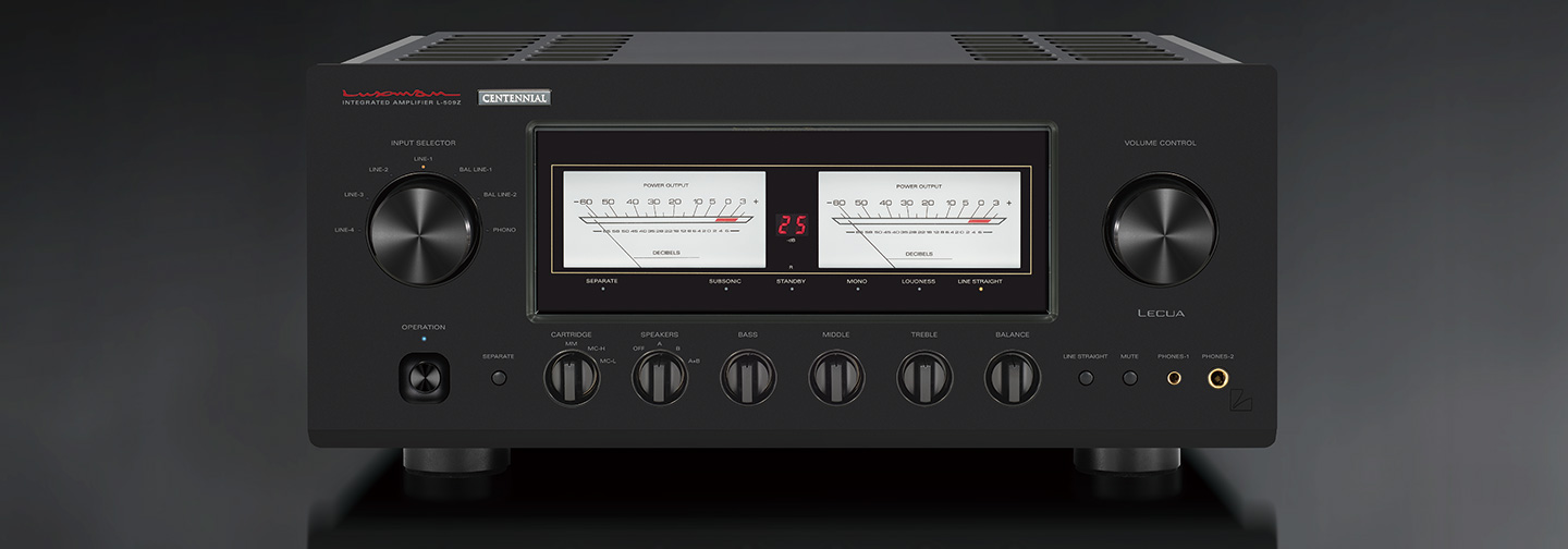 L-509Z Black Edition CENTENNIAL | INTEGRATED AMPLIFIERS | PRODUCTS