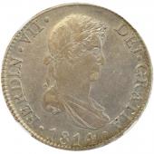 スペイン 1870年 5ペセタ リバティ銀貨 臨時政府時代 NGC AU58