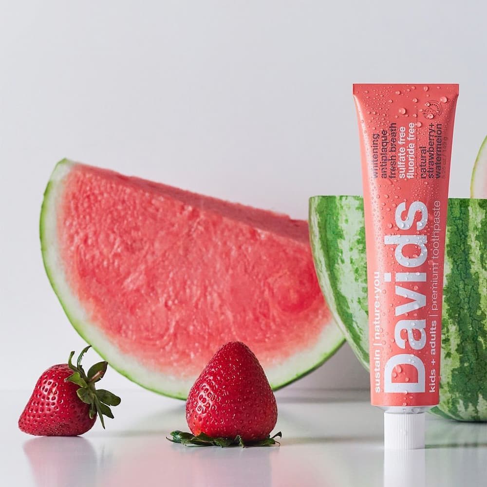 Davids デイヴィッズ ホワイトニングトゥースペースト ストロベリー