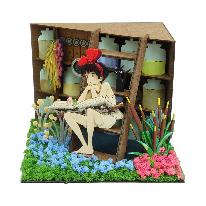 ジブリアート11魔女の宅急便より「GOT LAND」32.7㎝×24.0㎝額装品 みに